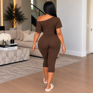 Avielle Jumpsuit (Mocha)
