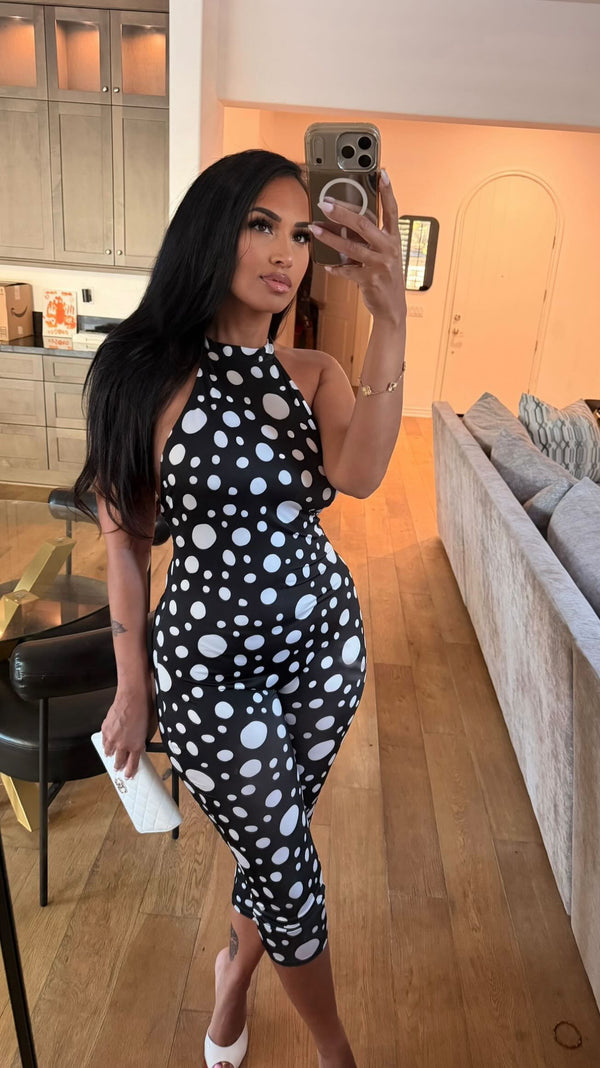 Polka Dot Jumpsuit