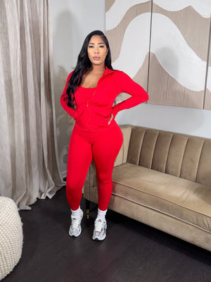 3pc Leisure Set (Red)