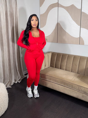 3pc Leisure Set (Red)