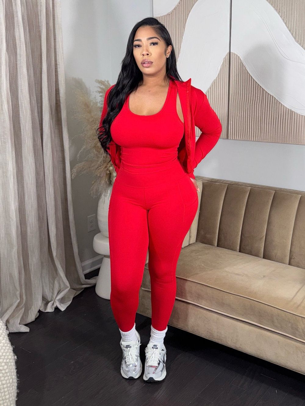 3pc Leisure Set (Red)