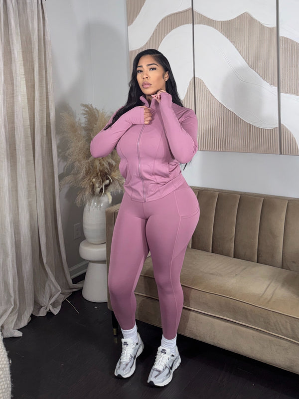 3pc Leisure Set (Mauve)