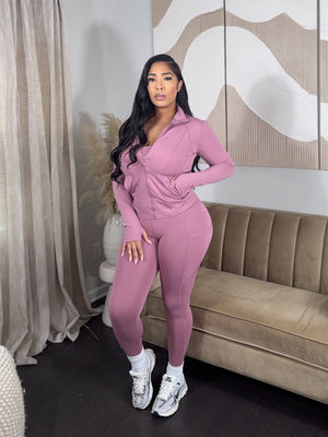 3pc Leisure Set (Mauve)