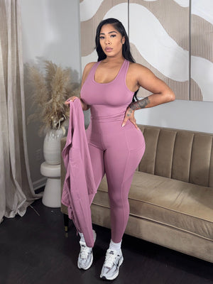 3pc Leisure Set (Mauve)