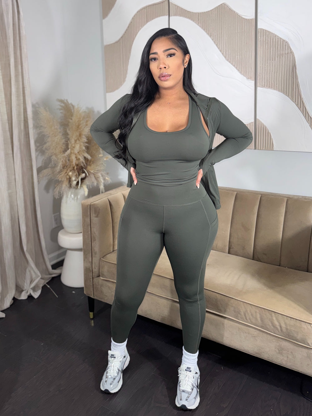 3pc Leisure Set (Olive)