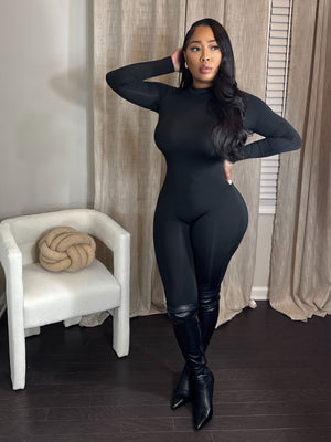 Long-sleeve Jumpsuit